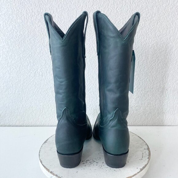 Lane EMMA JANE Womens Cowboy Boots 8.5 Green Western Cowgirl Mid Calf Tall - Picture 3 of 11